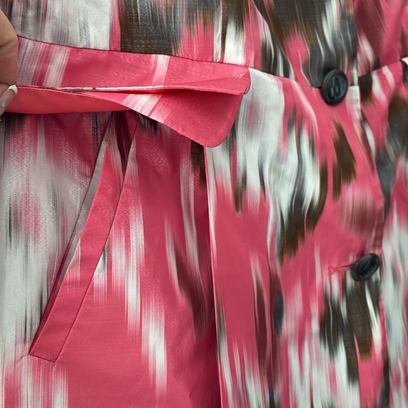 Spring Classic XL Patterned Button-Down Lightweight Jacket - Picture 3 of 5